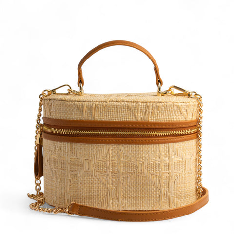 EuropeonUnion Women Havan Wicker HandBag #2664