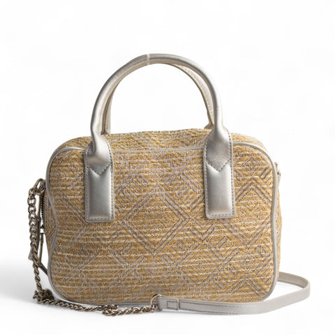 EuropeonUnion Women Sliver Khesh HandBag #2681
