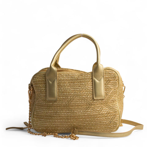 EuropeonUnion Women Gold Khesh HandBag #2682