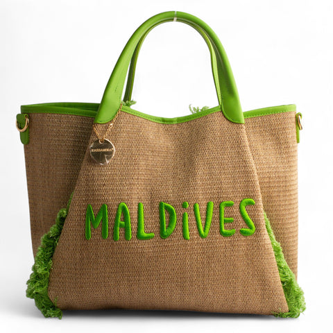 EuropeonUnion Women Green Khesh HandBag #2708