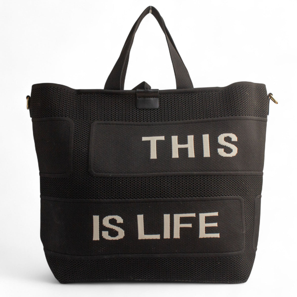 EuropeonUnion Women Black knitwear HandBag #2712