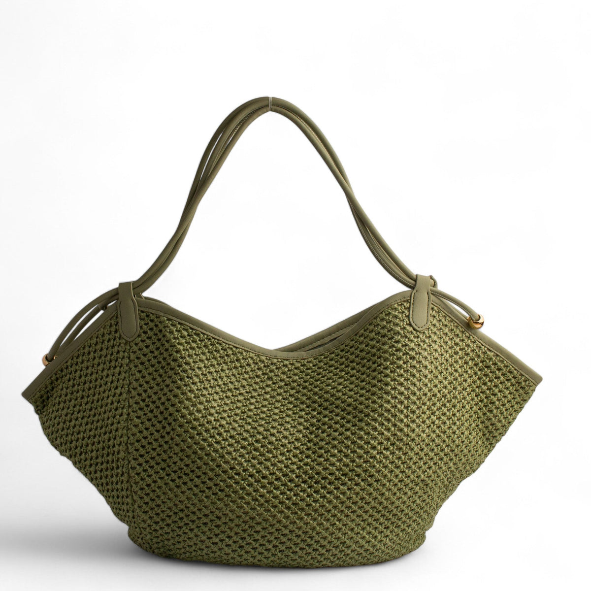 EuropeonUnion Women Green Khesh HandBag #2728