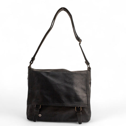 EuropeonUnion Women Black Leather HandBag #2740