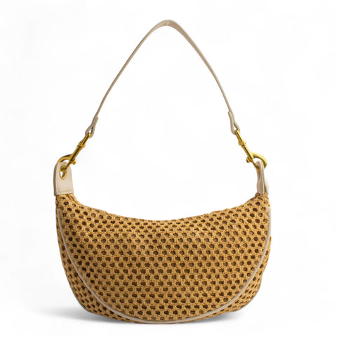 EuropeonUnion Women White Wicker HandBag #2753