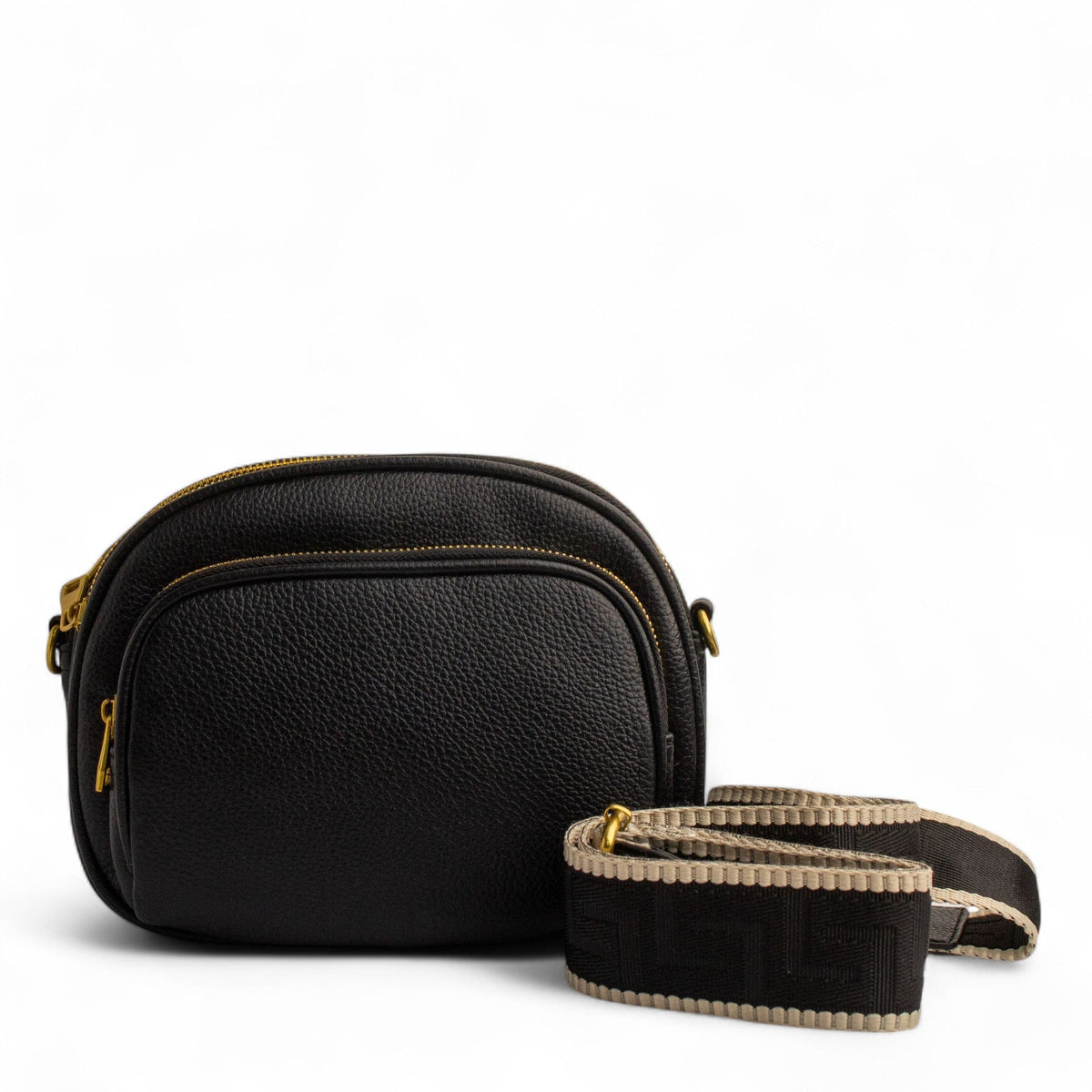 EuropeonUnion Women Black Leather HandBag #2758