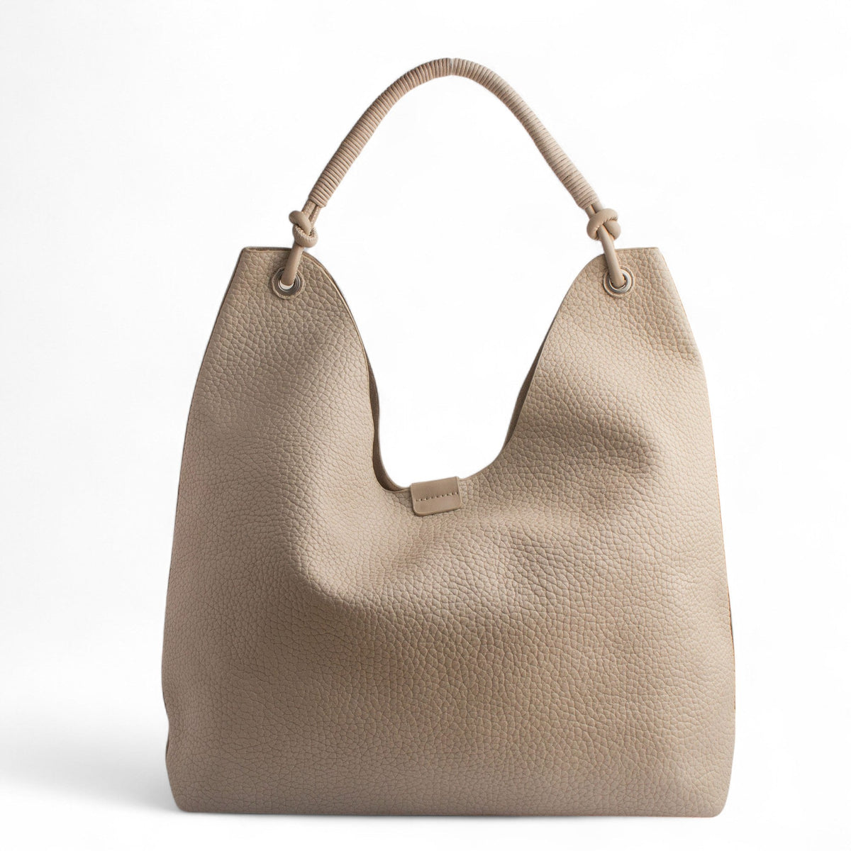 EuropeonUnion Women Biege Leather HandBag #2766