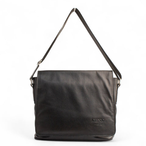 Men Black Leather Bag #2770