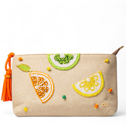 Women Beige Linen BeachBag #2780