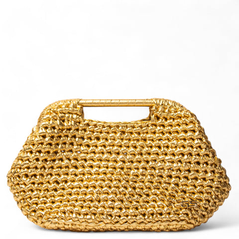 Women Gold Magdool BeachBag #2789