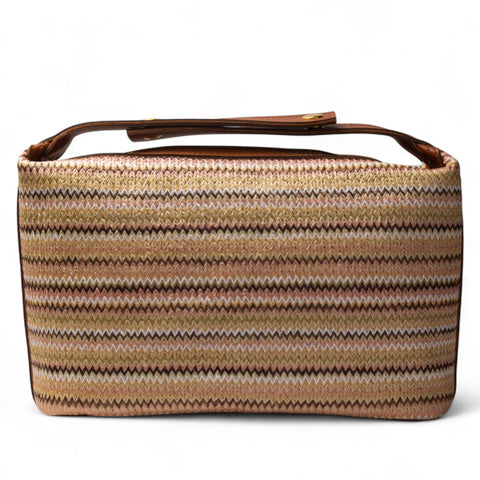 Women MixColors Wicker BeachBag #2795
