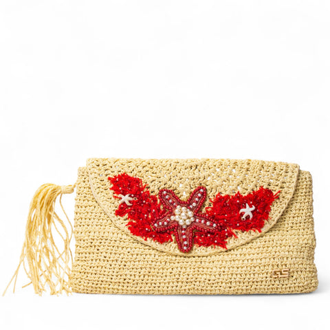 Women Beige Wicker BeachBag #2799