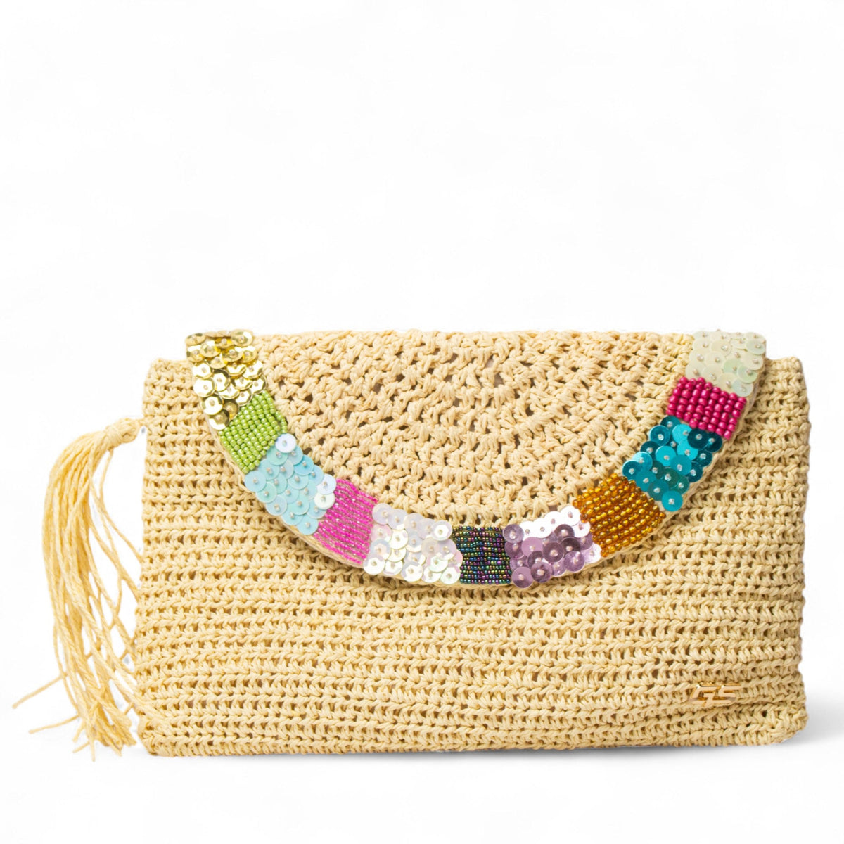 Women Beige Wicker BeachBag #2800