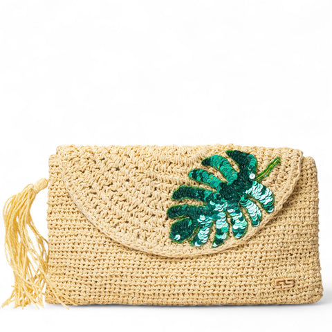 Women Beige Wicker BeachBag #2801