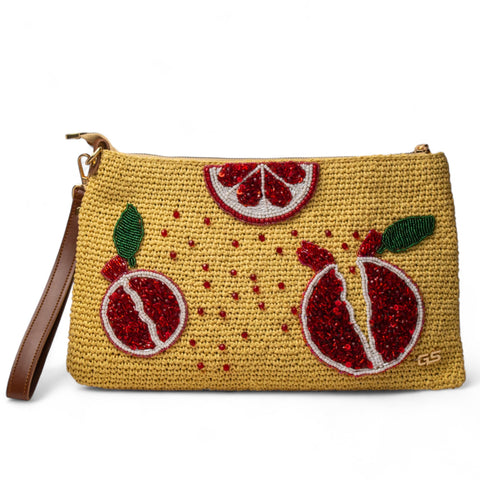 Women Beige Wicker BeachBag #2804