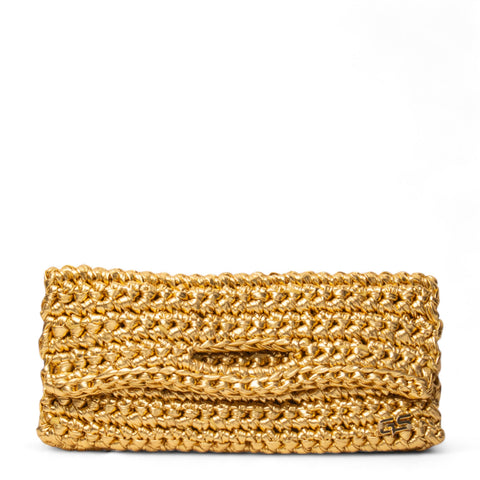 Women Gold Magdool BeachBag #2815
