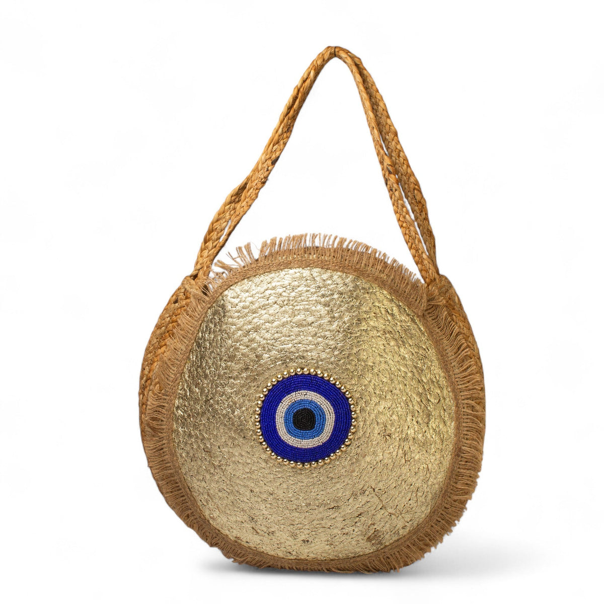 EuropeonUnion Women Blue Wicker BeachBag #2828