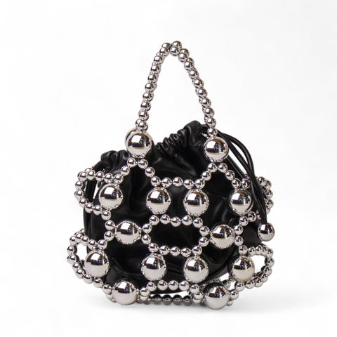 EuropeonUnion Women Black Leather BeachBag #2864