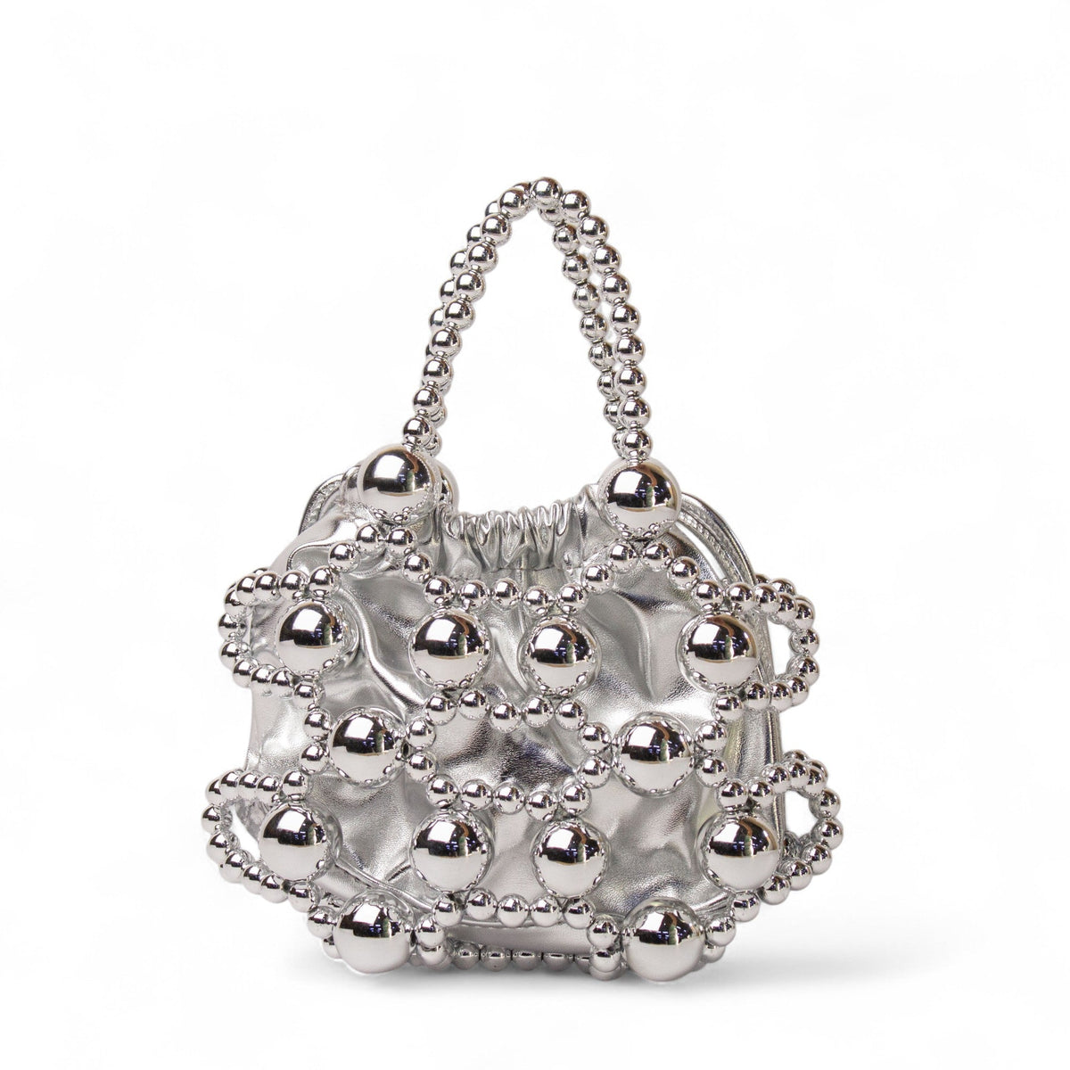EuropeonUnion Women Silver Leather BeachBag #2865