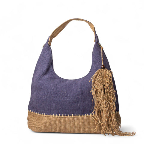 EuropeonUnion Women Navy Cloth BeachBag #2874