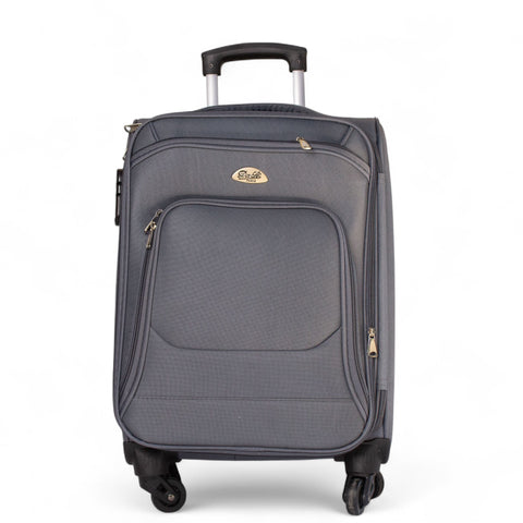EuropeonUnion Suitcase Grey Cloth Bag #2901