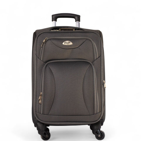 EuropeonUnion Suitcase Grey Cloth Bag #2911