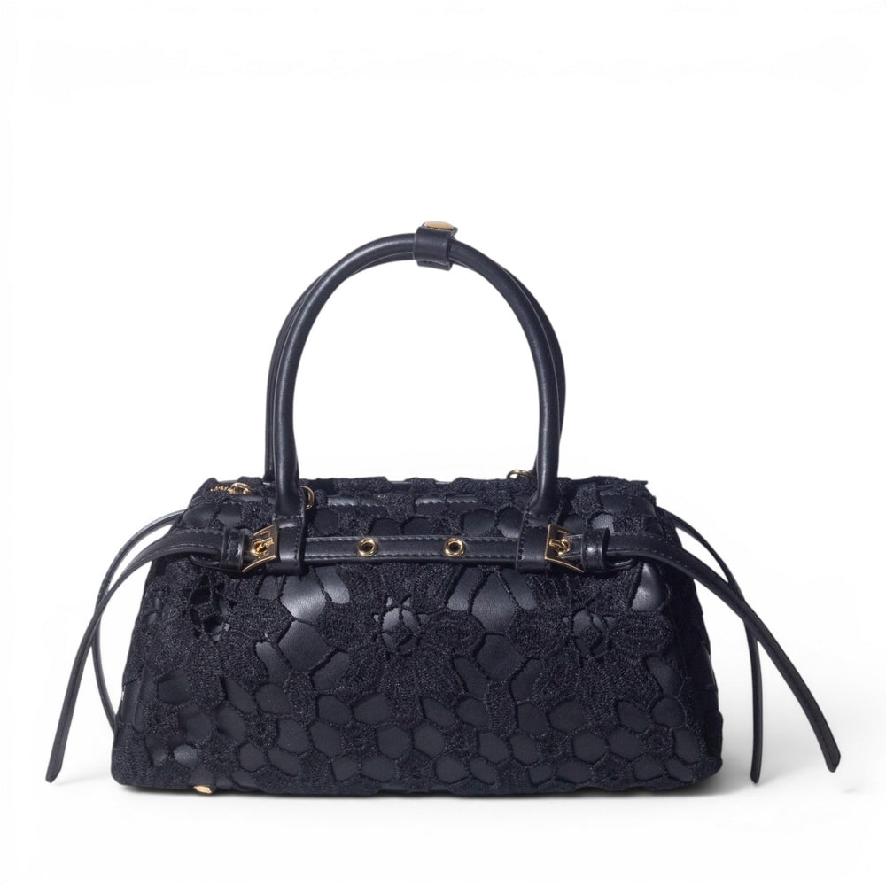 EuropeonUnion Women Black Leather Bag #3232