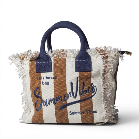 EuropeonUnion Women Brown Cloth Bag #3241