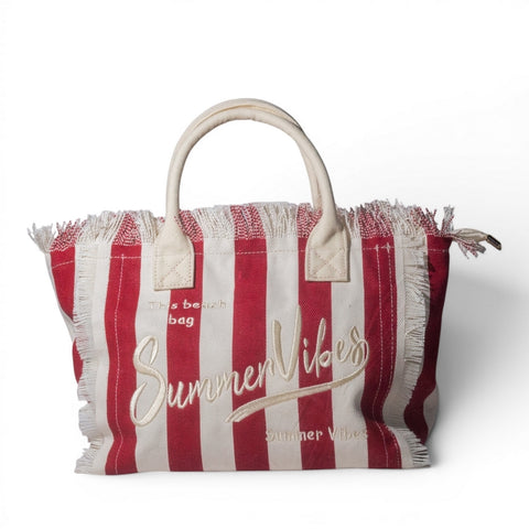 EuropeonUnion Women Red Cloth Bag #3250