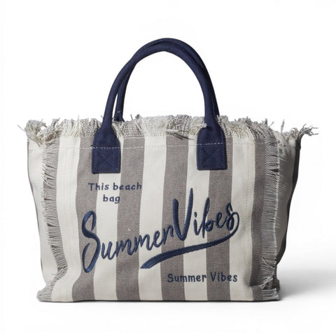 EuropeonUnion Women Grey Cloth Bag #3252