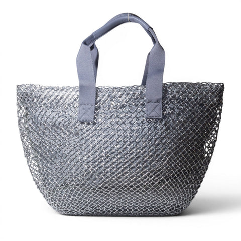EuropeonUnion Women Silver Leather Bag #3258