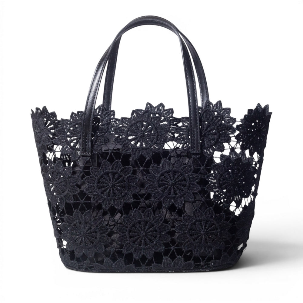 EuropeonUnion Women Black Cloth Bag #3268
