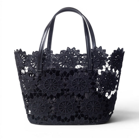 EuropeonUnion Women Black Cloth Bag #3268
