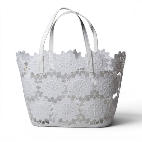 EuropeonUnion Women White Cloth Bag #3271