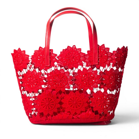 EuropeonUnion Women Red Cloth Bag #3272