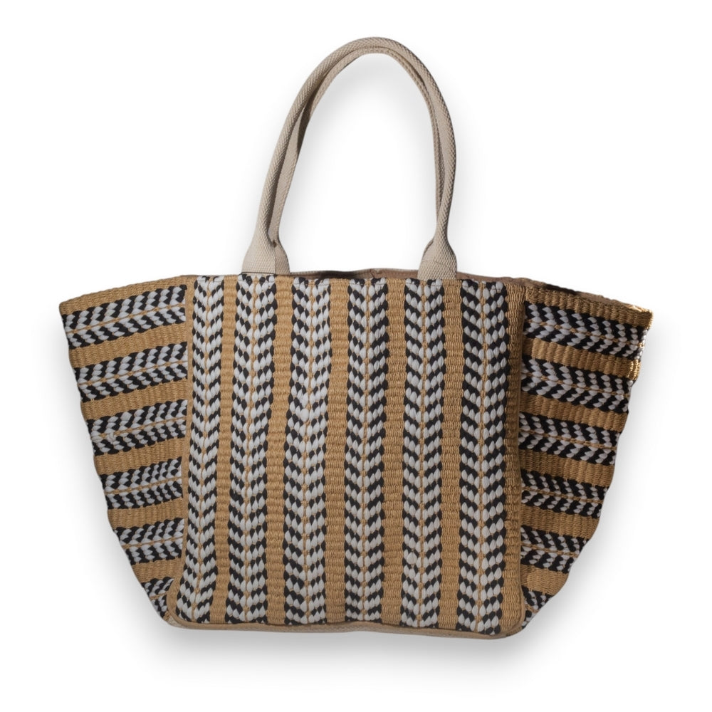 EuropeonUnion Women White Wicker Bag #3285