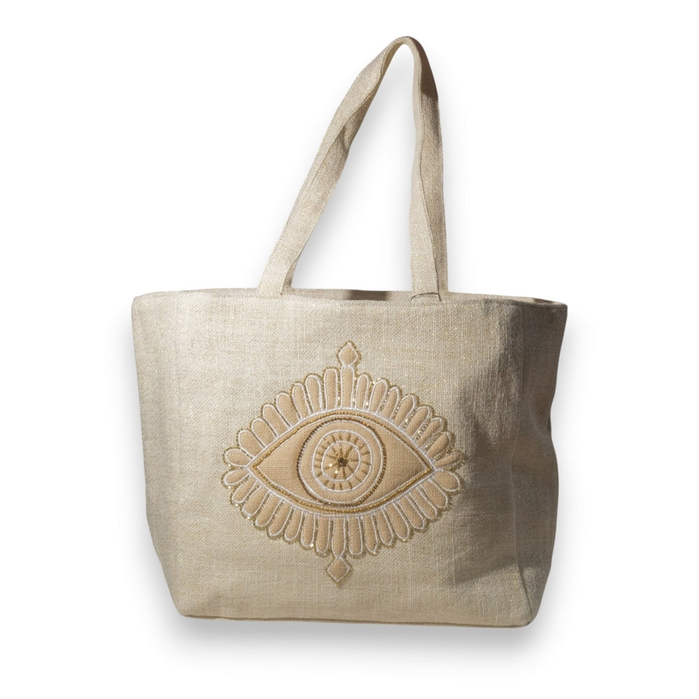 EuropeonUnion Women Gold Wicker Bag #3293