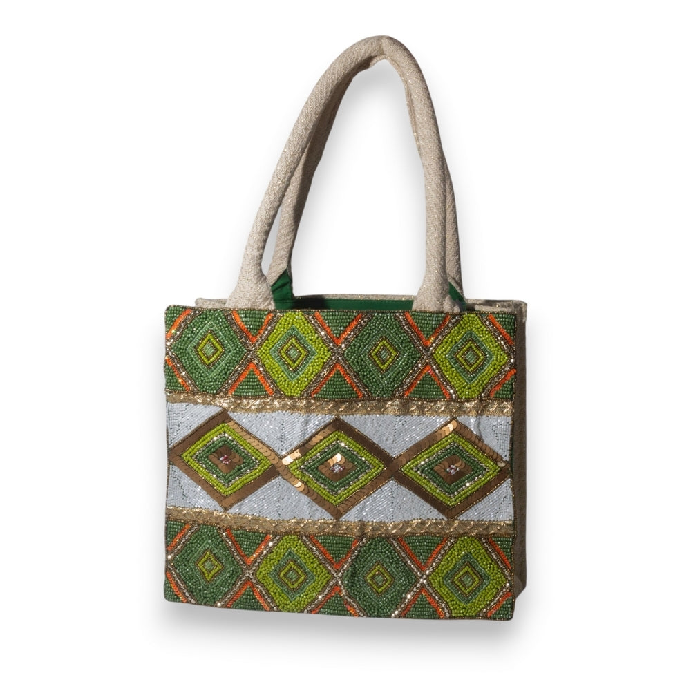 EuropeonUnion Women Green Wicker Bag #3295