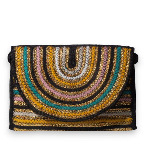 EuropeonUnion Women Black Wicker Bag #3301