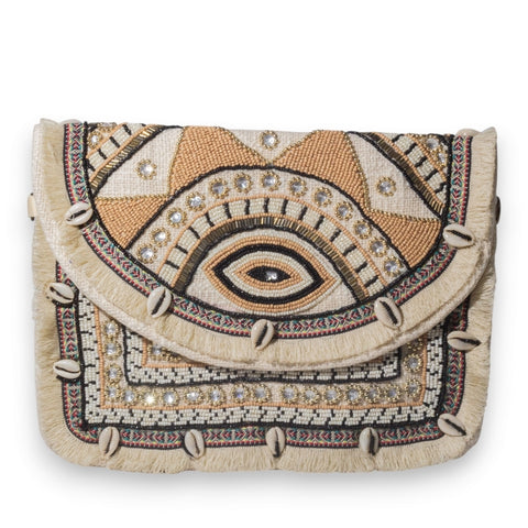 EuropeonUnion Women Beige Wicker Bag #3311