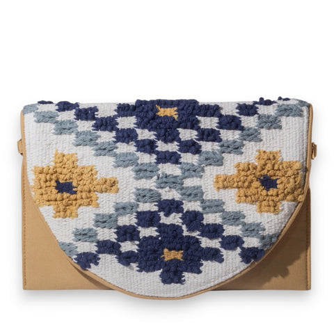 EuropeonUnion Women Blue Wicker Bag #3318