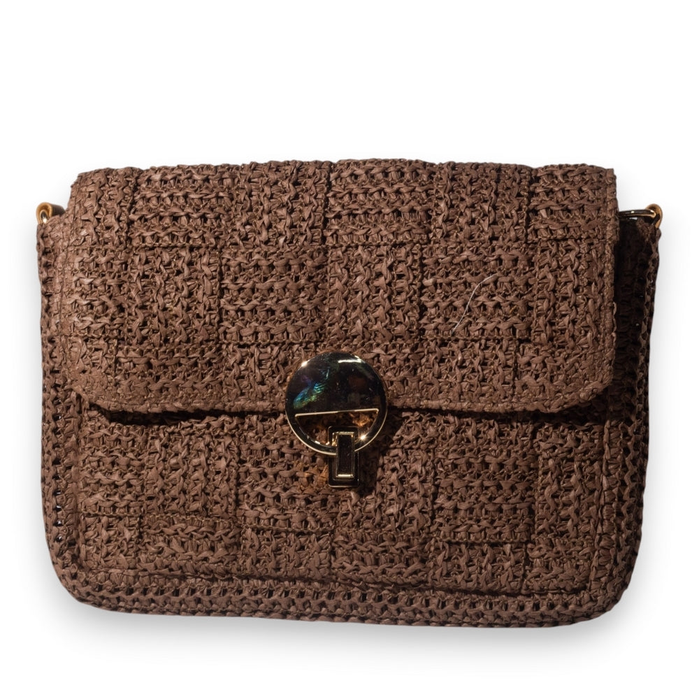 EuropeonUnion Women Brown Wicker Bag #3331