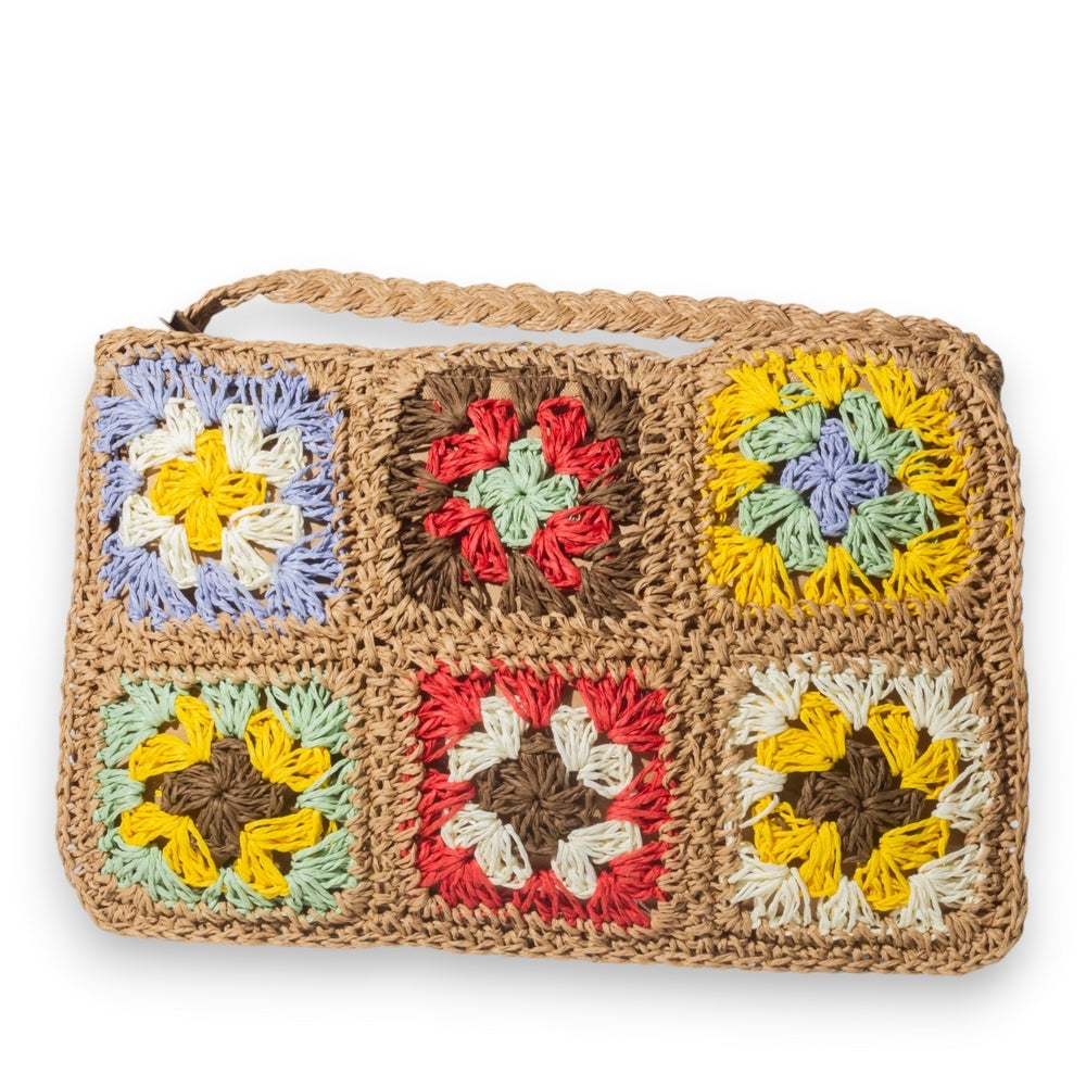 EuropeonUnion Women MixColor Wicker Bag #3332