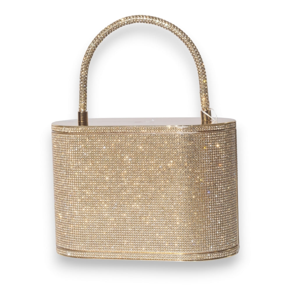 EuropeonUnion Women Gold Glitter Bag #3361