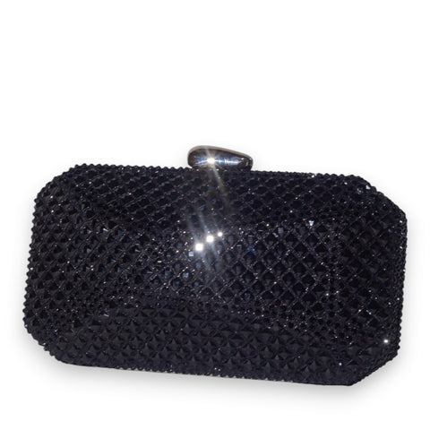 EuropeonUnion Women Black Glitter Bag #3369