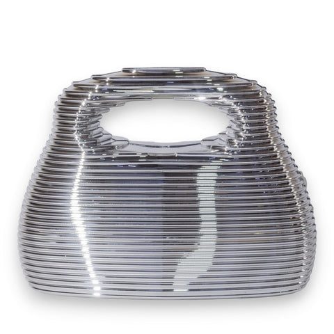 EuropeonUnion Women Silver Fiberglass Bag #3415