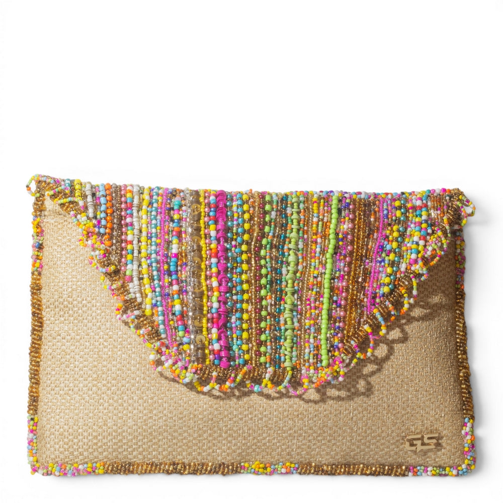 Women Beige Khesh Bag #3474