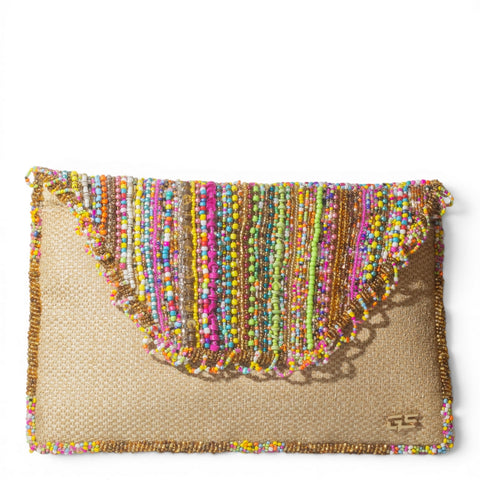 Women Beige Khesh Bag #3474