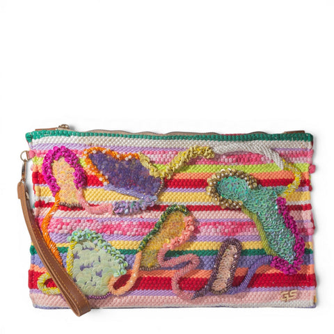Women MixColor Khesh Bag #3476
