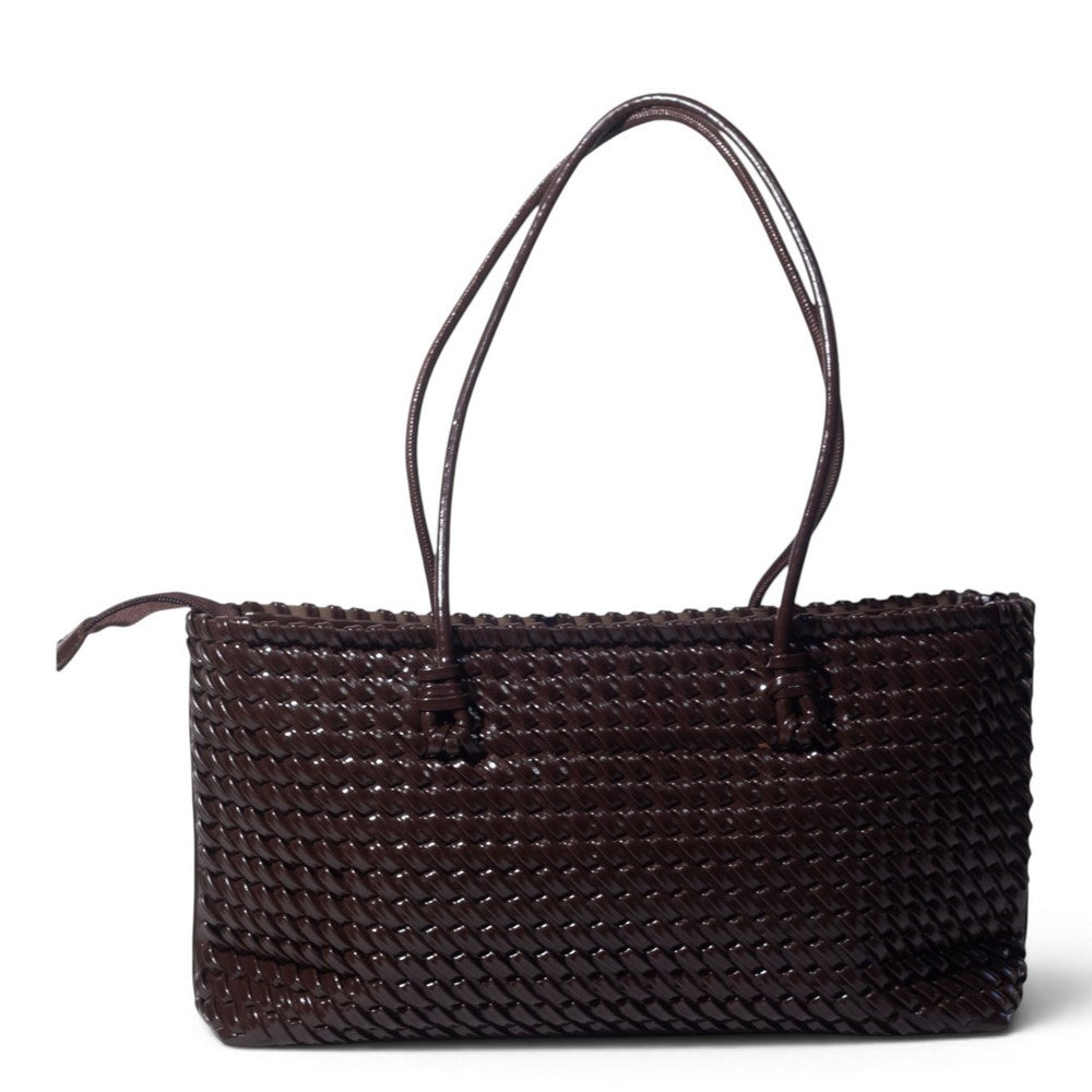 European Union Women Brown Leather Hand Bag #3547
