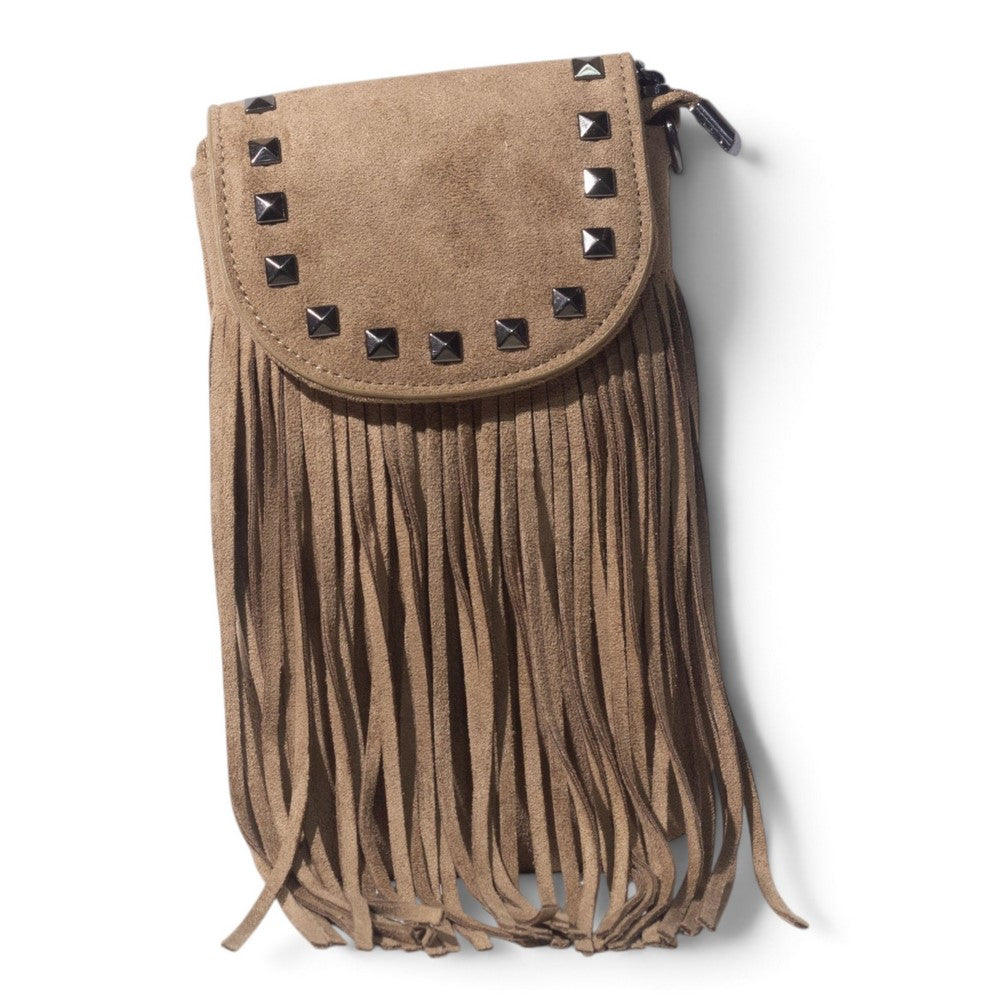 European Union Women Beige Chamois Hand Bag #3556